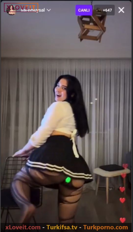 Sarem uysal ifşa Mini etekle twerk